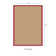 Nannette Handmade Medium Beige Berber with Red Cotton Border Area Rug