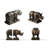 13.8 Inch Rhino Book Ends