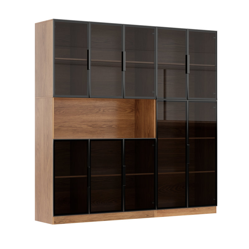 Knaresborough China Cabinet With Led Light, Walnut