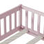Lit plateforme simple en bois pour enfants avec garde-corps de sécurité pour chambre à coucher-1371930759