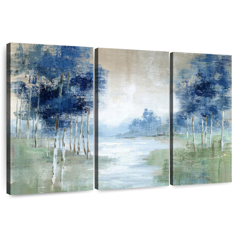 Avery Birch River, 32" H x 50" W