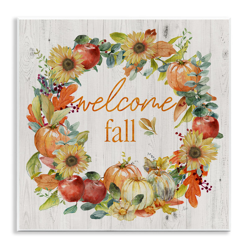 Welcome Welcome, citrouille, giclée par Nan