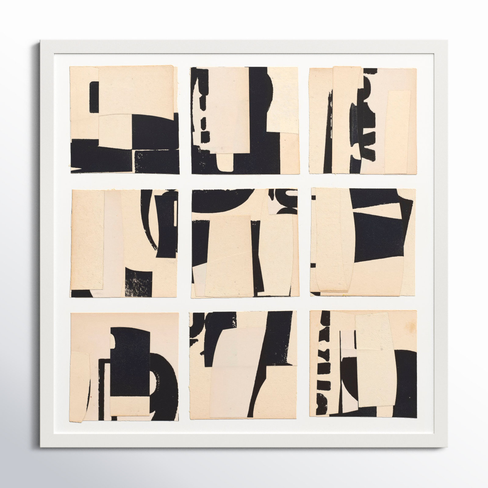 Typeface by Sarah Short, White, 30" H x 30" W x 1.25" D