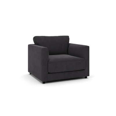 Chaise et demi rembourrée Milo