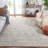 Abstract Hand Tufted Wool Oriental Rug-792783343