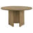 Dreydon Distressed Light Brown Round Dining Table