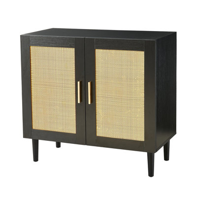 Modern Storage Cabinet With Cushioned Door And Ample Capacity Stylish Bedroom Sideboard Accents Versatile Shelf Options