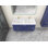 Meuble-lavabo mural double 47 po avec plateau en acrylique Boyu