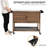 Patio Outdoor Bar Cart, Rolling Wicker Bar Cart W/Storage Cabinet, Outdoor Bar Table W/Wheels, Patio Kitchen Island Grill Cart W/Countertop
