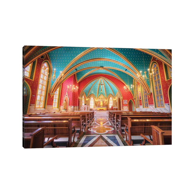 Interior Of The Cathedral II - Wrapped Canvas Print, 66.04 cm H x 45.72 cm W x 1.91 cm D
