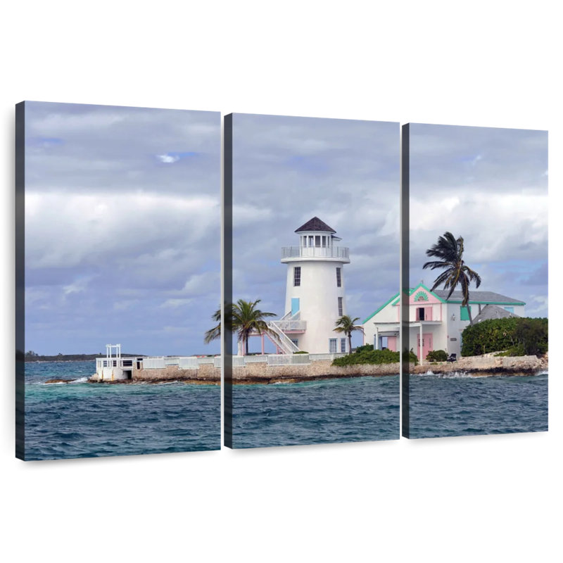 Phare de Aletra Bahamas Beach, H 48 po x l 74 po