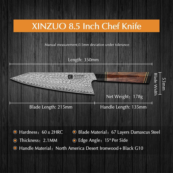 XINZUO Chef's Knife B09NM6JNQH