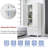 Rivertown Freestanding Bathroom Cabinet with Two Drawers-910009020