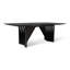 Modern Brazilian Laguna Glass Top Dining Table-1751456834