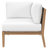 Modway Clearwater Outdoor Patio Teak Wood Sofa-1405650129