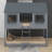 Twin Over Twin Wood Bunk Bed With Roof,Window, Guardrail And Ladder-435300561