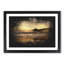 Sunset Behind The Pier - Single Picture Frame Print on MDF-56863761-56863759