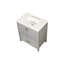 Lavabo-lavabo gris. Armoire 30 po entièrement assemblée avec comptoir en marbre. Fabrication en bois massif. Fermeture douce. Profondeur de 30,11 po, largeur de 18,9 po, hauteur de 34,68 po. Rangement moderne de 91,84 lb. Installation à faire soi-même