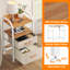 40cm W Metal Bedside Table-706465645
