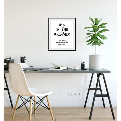 Text - Single Picture Frame Print