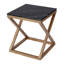 Braylon Marble & Wood End Table-585871977