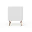 Table de chevet 20 po Rockefeller en blanc (2 tiroirs)-1933657201