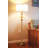 Riley 60 in. Mid-Century Modern LED Energy Efficient Floor Lamp with Fabric Drum Shade