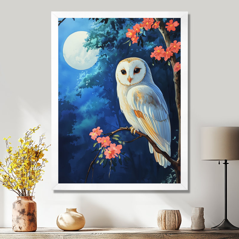 Gerlien - animaux, art mural sur toile, 20" H x 12" W, Reproduction encadrée d'une seule photo, White