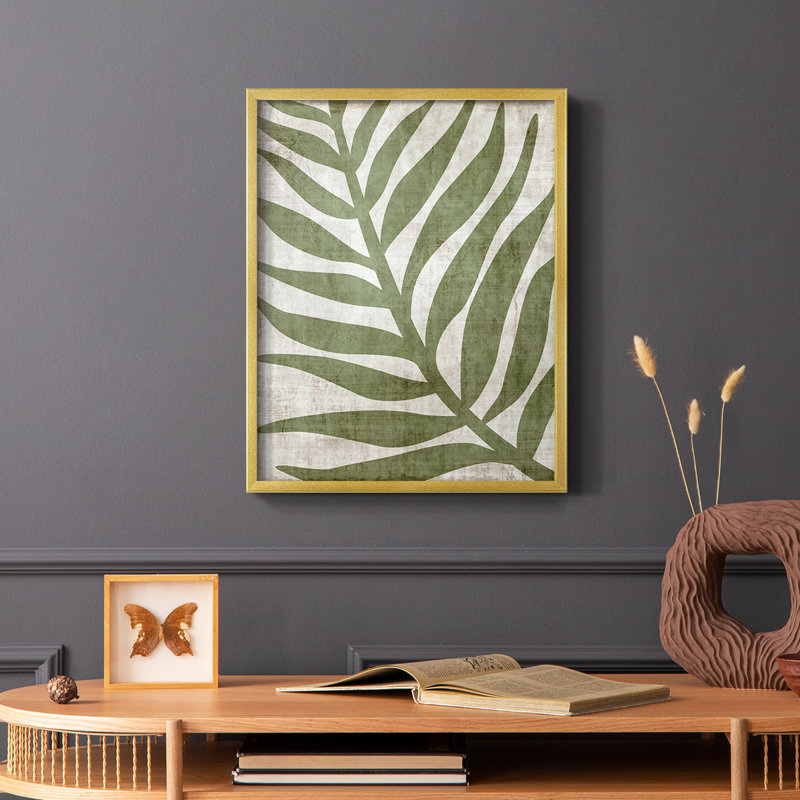 Island Greenery I Framed Print - Solid Wood, 20" H x 16" W
