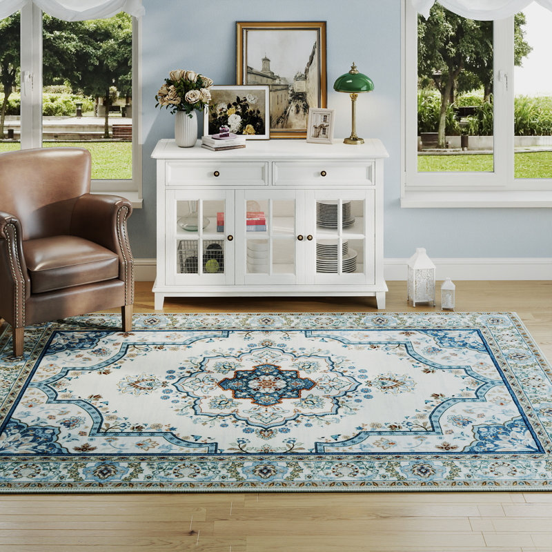 Tapis antidérapant, antidérapant et lavable à la machine New Bohemian, idéal pour le bureau et le salon