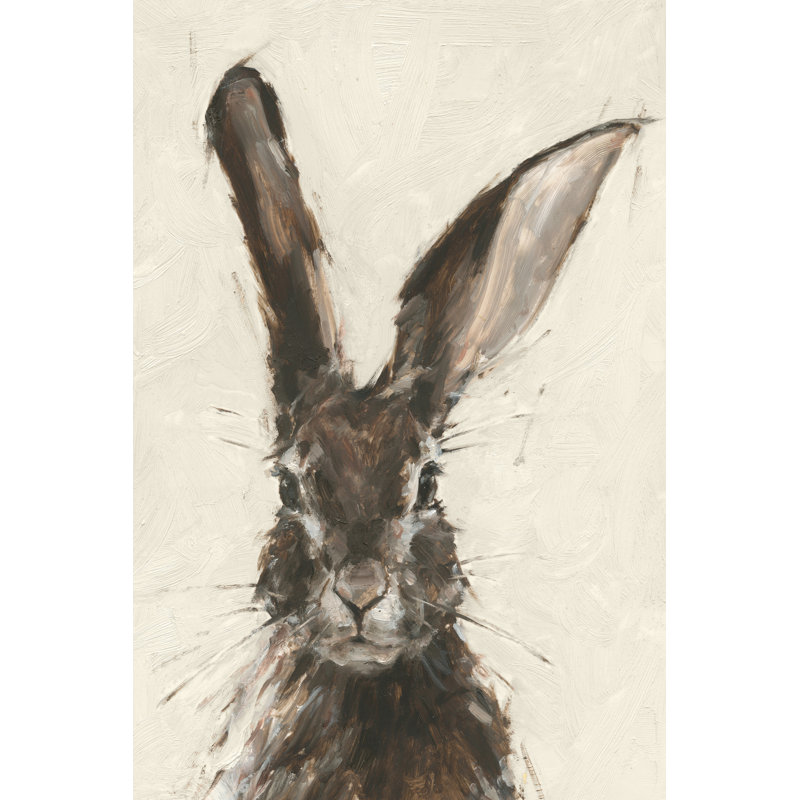 European Hare II by Ethan Harper - Wrapped Canvas Painting, 76cm H x 51cm W