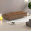 Table basse rectangulaire en bois massif avec rangement-110328919
