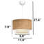 Lustre à niveaux en tissu-1101167059