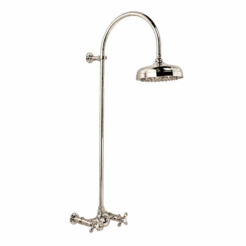 Système de douche 60 po Exposed, Nickel poli