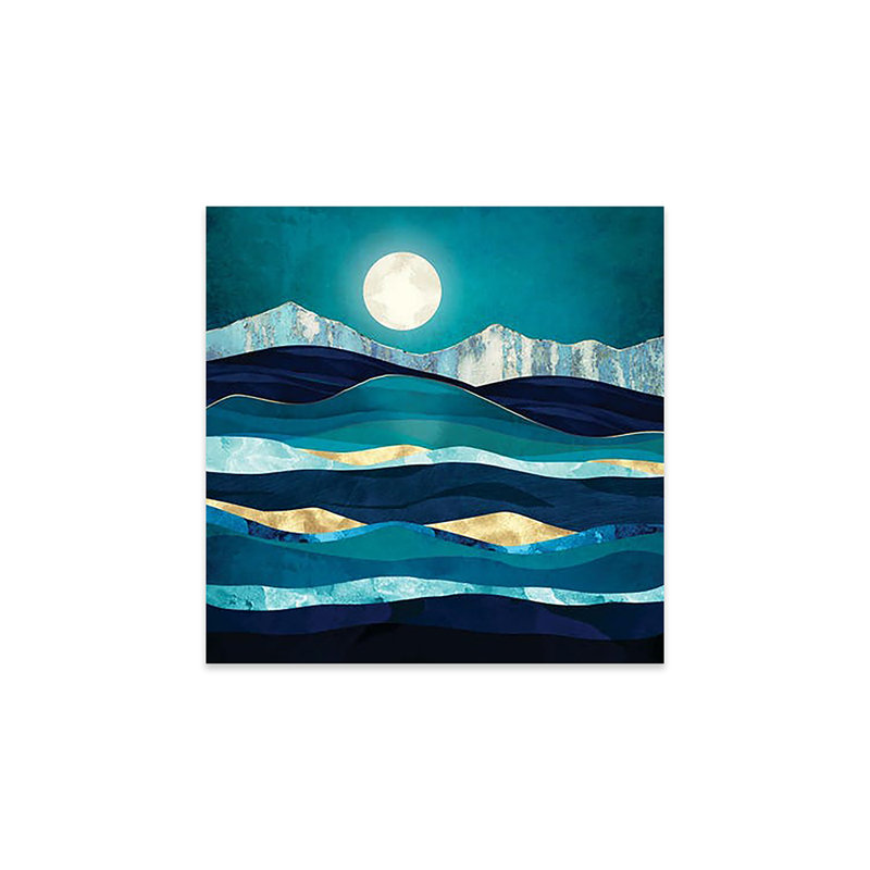 «Winter Sea» par Spaceécur Designs - impression non encadrée, H 24 po x l 24 po x P 0,25 po