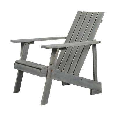 Avemaria Solid Wood Adirondack Chair by Rosecliff Heights