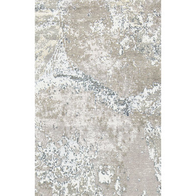 Area Rug in Beige/White/Gray