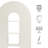 Daydream 58" Arched Bookshelf -114022652