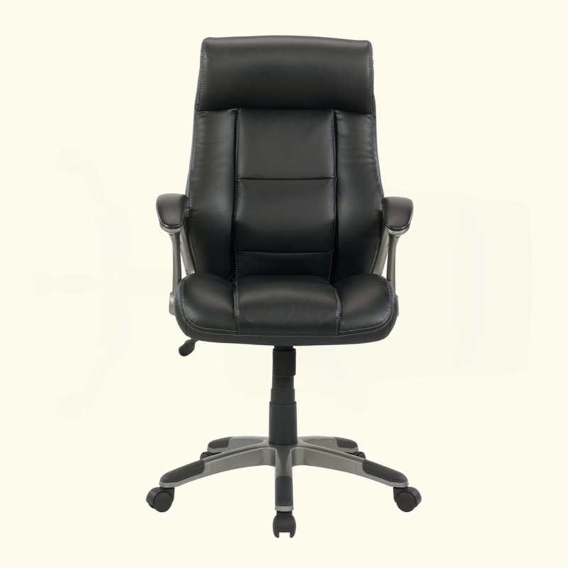 Fauteuil de direction en cuir, finition
