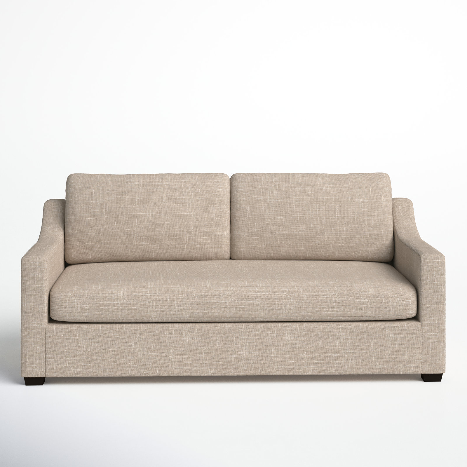 Cranbrook 88'' Upholstered Sofa, Lena Sand Performance Linen Blend