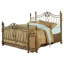 Sydney Eastern  Bed Antique Brushed Gold-1037242755