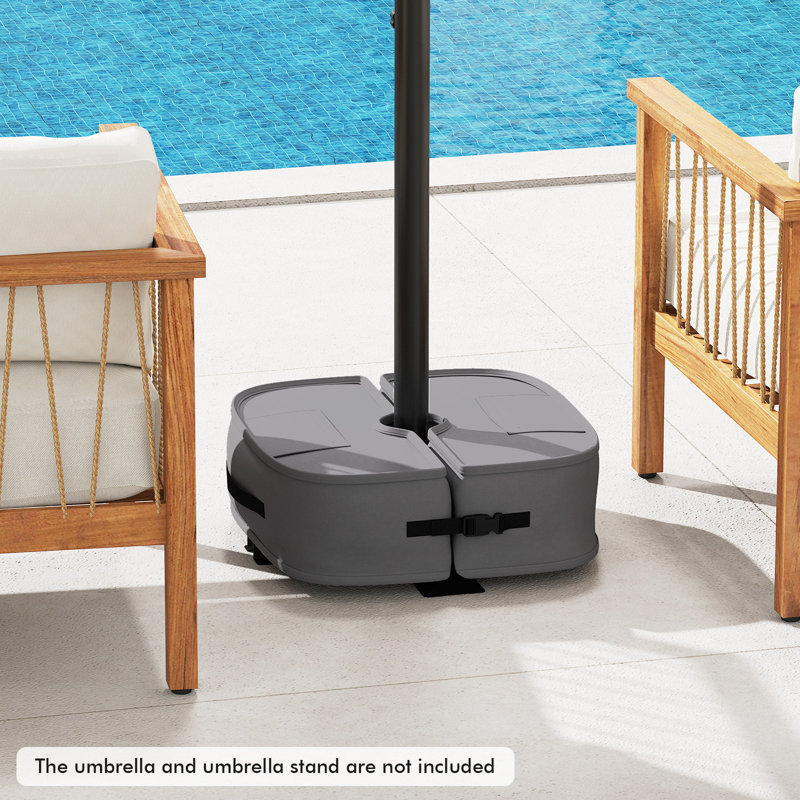 0.35kg Umbrella Base, Grey