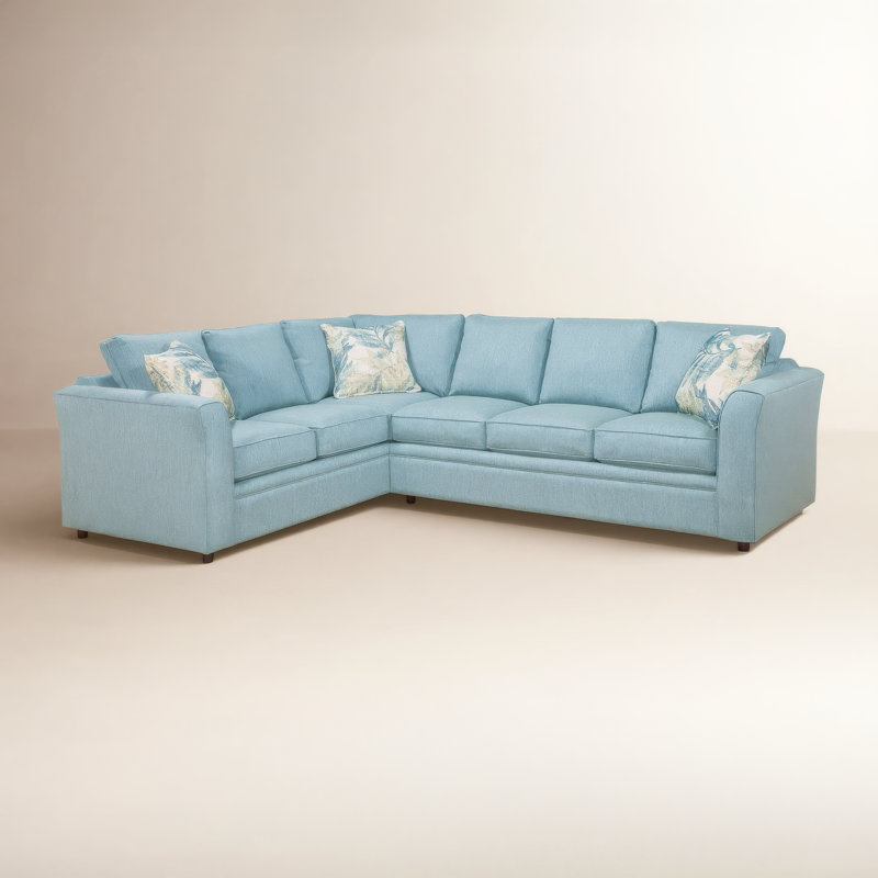 Northfield Upholstered Sectional, Left Hand Facing, Knit Fern Boucle; 0309-43