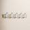 Yamazaki Home Wood and Steel Wall-Mounted Coat Rack