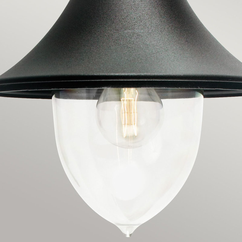 Welwyn Garden City Outdoor Barn Light, Black