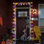 Guirlande d'Halloween, guirlande de citrouilles d'Halloween 16,4 pi, 30 lumières DEL orange et mauve à pile, 8 modes d'éclairage