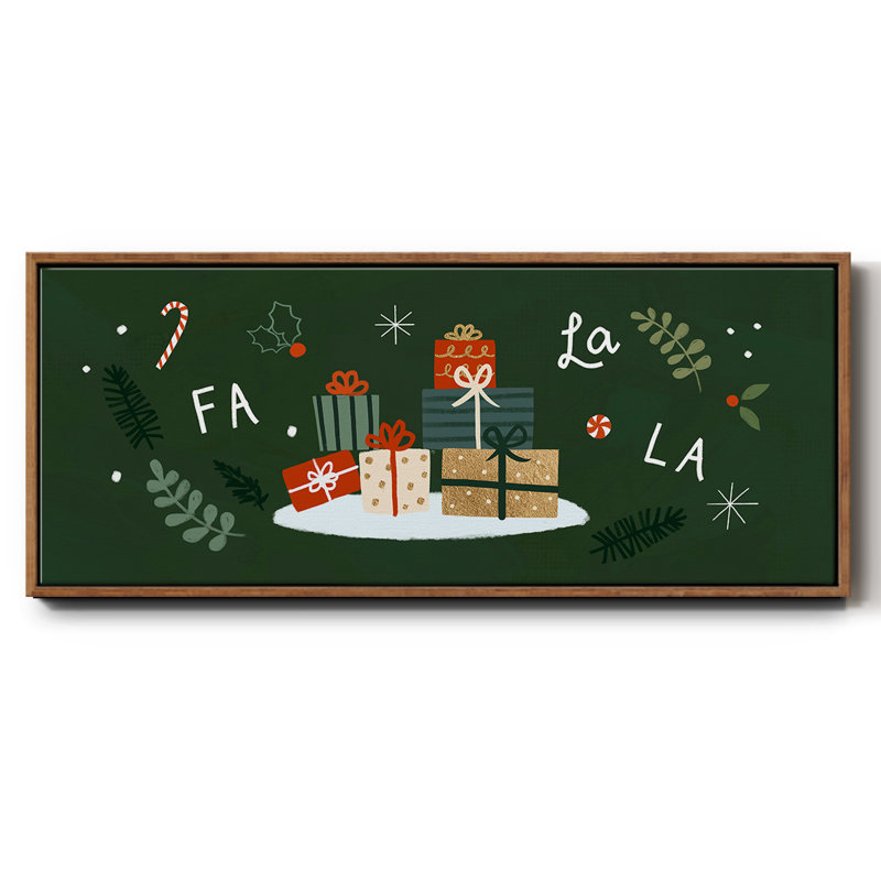 «Little St. Nick Collection», toile encadrée, H 8 po x l 20 po