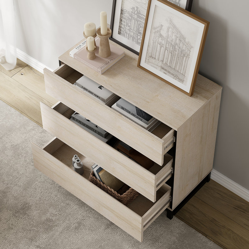 Modern Storage Cabinet, 3-In-1 Sideboard With Adjustable Shelves And 3 Drawers, Coffee Bar Cabinet For Living Or Dining Room, Brown