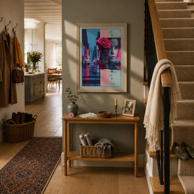 Neon Urban Soul Modern - Framed Print
