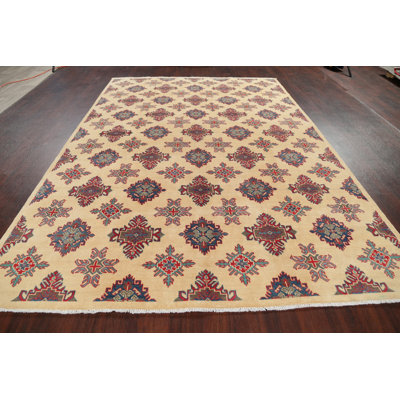 Mahibah One-of-a-Kind 6'9" X 9'9" New Age Wool Area Rug in Beige